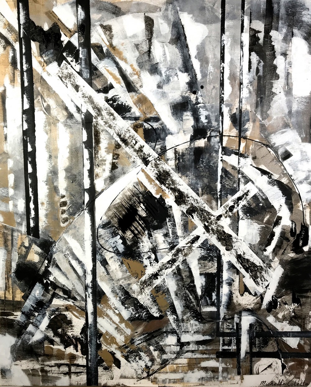 Pain Will Change Us Acrylic on Canvas Michelle Coletta