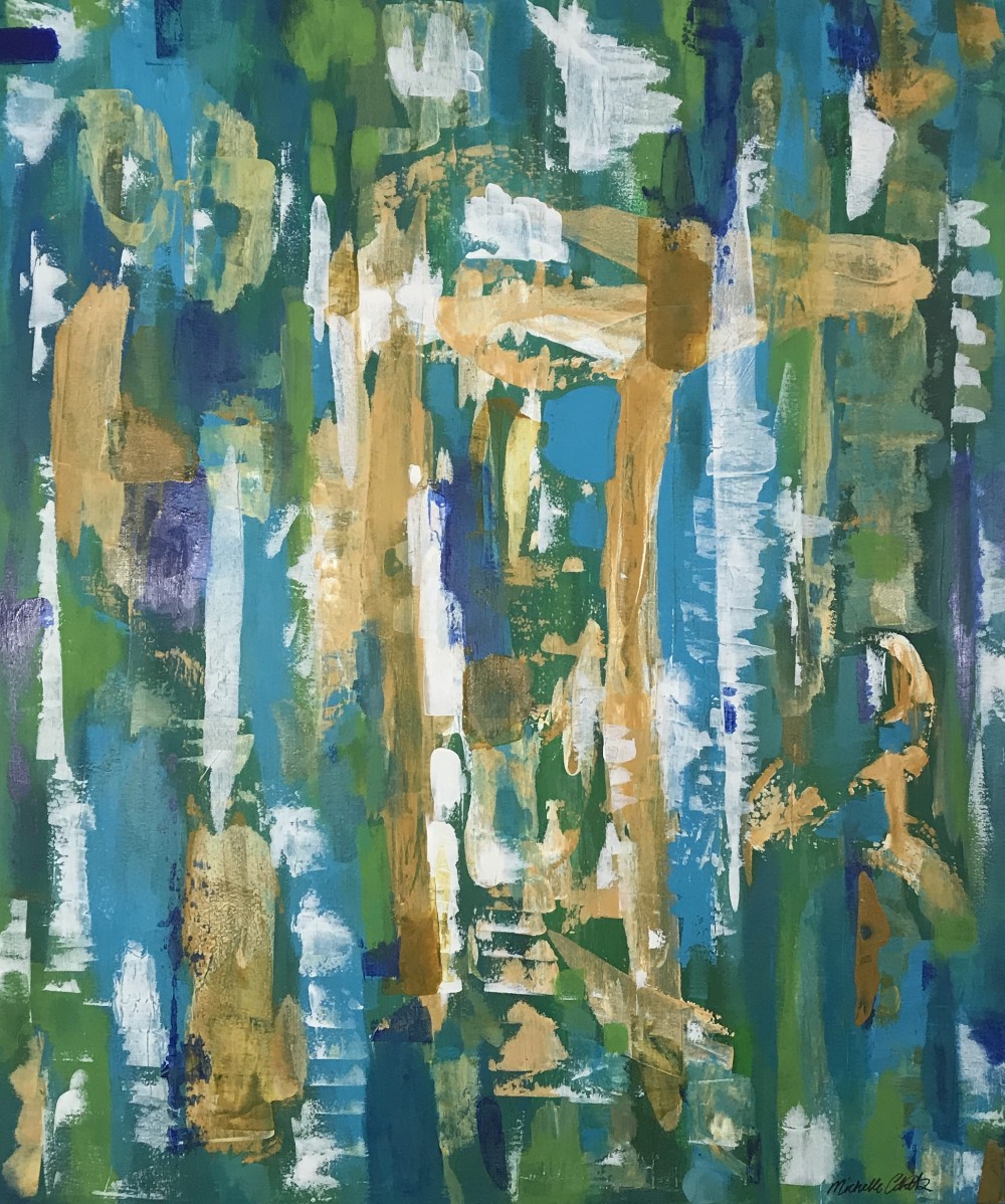 Into Eden Acrylic on Canvas Michelle Coletta